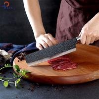 Gambar [COD] Pisau Dapur Set isi 6 pcs WoodenHolder Kitchen Knife Set Tidak Lengket Sangat Tajam Pisau Kitchenware - HITAM dari TYRONI-Shop Kota Surabaya 4 Tokopedia
