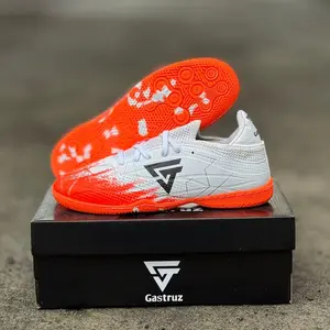 Gastruz Sepatu Futsal Venture Anak dan Dewasa Warna Orange Berdecit Ori Dengan Desain Nyaman Dan Tahan Lama