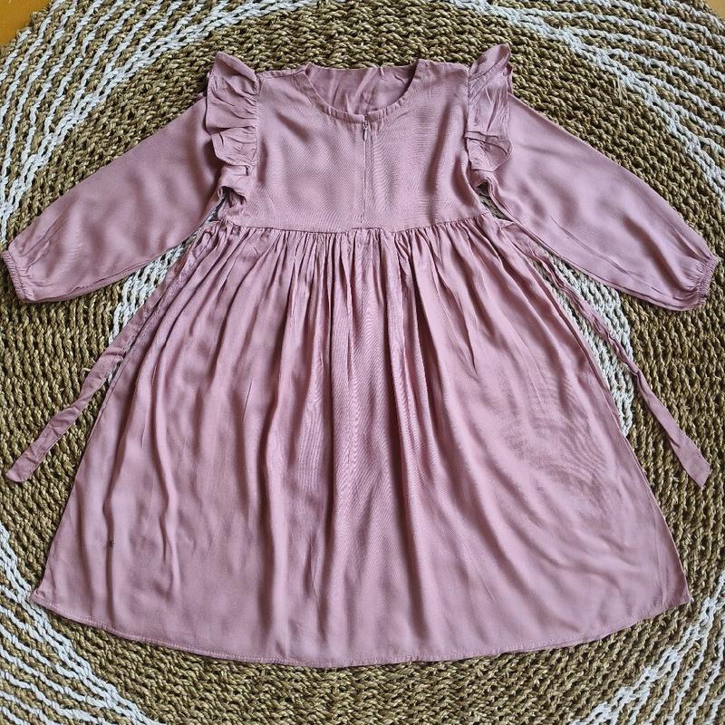 Gamis Anak Hanum Rayon Twill Usia 1-12 Tahun Muslim Dress 2