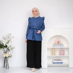 Valdys Hijab - Jasmine Black Pants (Celana Kulot Wanita)