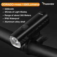 Gambar ADDVIEW Dorado Prime Lampu Sepeda 1500 Lumens Tahan Air USB Isi Ulang untuk Bersepeda Malam Alat Sepeda Gunung Outdoor Instalasi Cepat dan Bracket Gratis dari ADDVIEW.ID Kab. Tangerang 5 Tokopedia