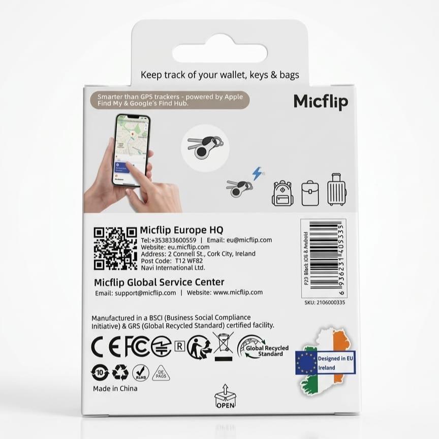 Smart Tag Bluetooth Tracker – AirTag Compatible (iPhone & Android) – IP65 Waterproof & Magnetic