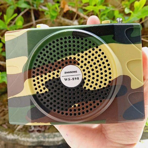 Loa điều khiển từ xa kết nối Bluetooth kèm thẻ nhớ tất cả tiếng chim. có thể nghe nhạc và bẫy chim