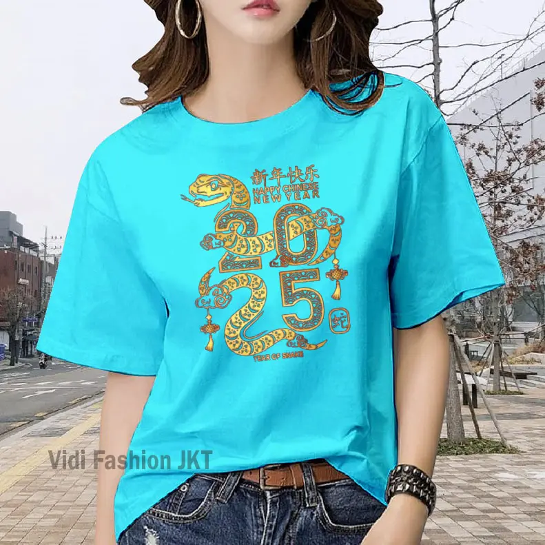 KAOS IMLEK SHIO ULAR 2025 / BELI 3 GRATIS HEADSET EXTRA BAS / KAOS GONG XI FA CAI 2025 SHIO ULAR / KAOS WANITA / KAOS PRIA / KAOS DISTRO / KAOS WANITA KEKINIAN / KAOS OBLONG / BLUS / T-SHIRT / KAOS WANITA DEWASA / KAOS KATUN COMBED BAHAN ADEM BAHAN TEBAL 6