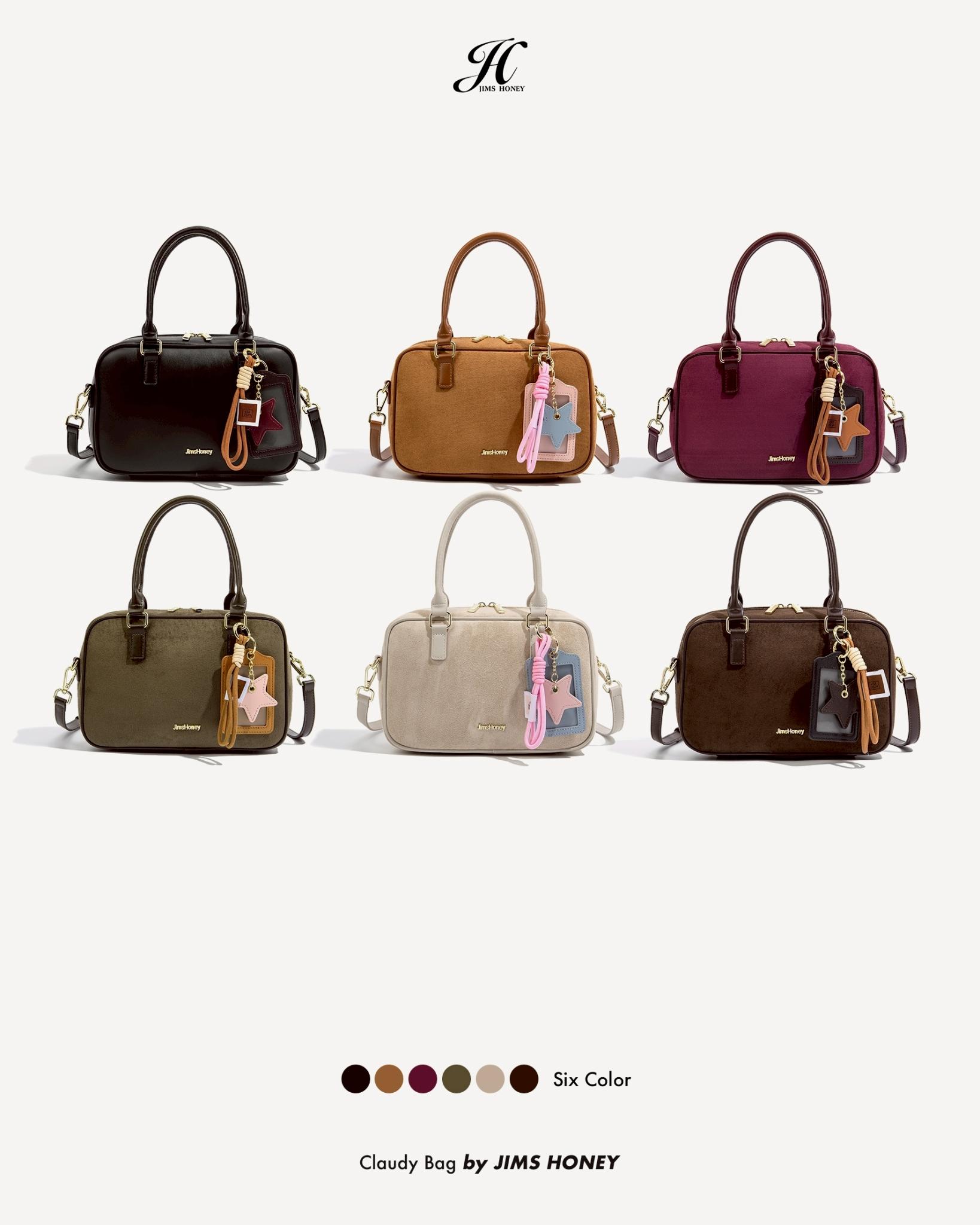 JIMS HONEY CLAUDY BAG  Tas Selempang dan Hand Bag Wanita Slingbag Cewek Jimshoney Trendy Elegan Kulit
