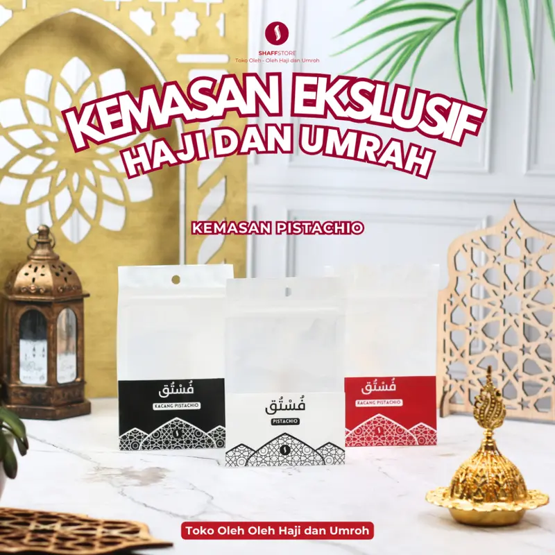 Kemasan Oleh-Oleh Haji & Umroh Shaff Ziplock Premium Tanpa Isi 5