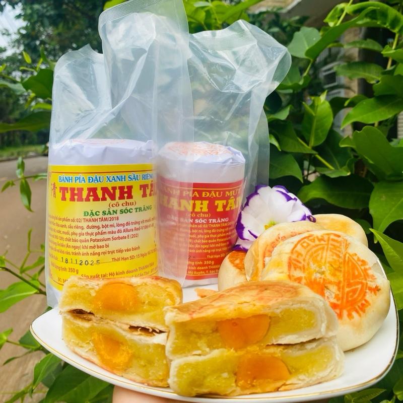 Combo 2 cây bánh pía xưa gói giấy >350gr cây NỬA TRỨNG