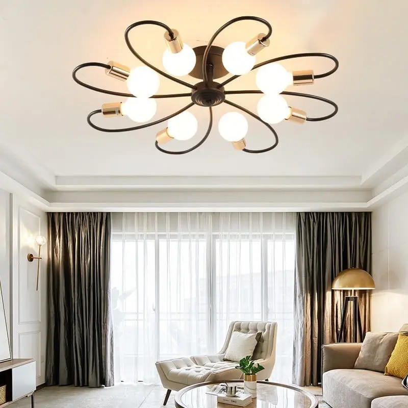 【Ready COD】Lampu Plafon 3 Warna LED Ceiling Lamp Sederhana Modern Lorong Koridor Ruang Tamu Balkon Lampu Gantung 3 Colors Lampu Plafon LED Ceiling Light Lampu Hias Gantung Rumah Ruang Tamu Kamar Minimalis Tempat Lampu Plafon Ceiling Lamp aesthetic Room 5