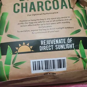 Pureconcept Set 4pcs Bamboo Charcoal Purifying Bag Penghilang Bau dan lembap Anti Bakteri Jamur 800gram