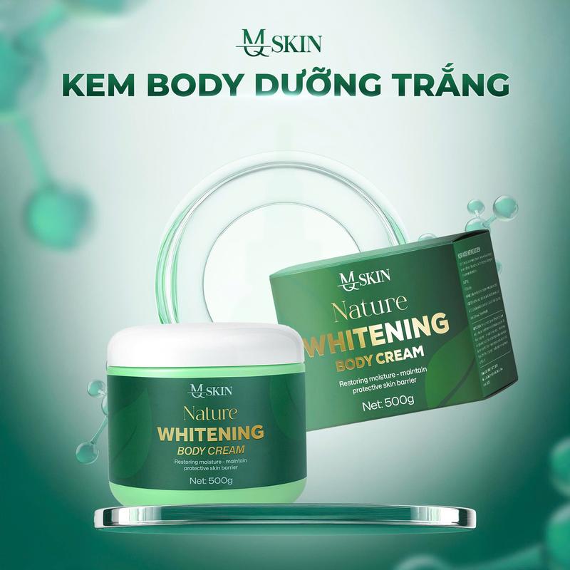 [MQSKIN] KEM BODY DƯỠNG TRẮNG 500G - HỖ TRỢ NÂNG TÔNG - TRẮNG DA - DƯỠNG DA BODY