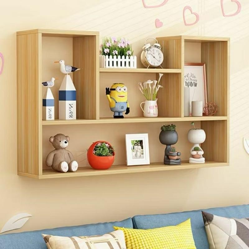 Kệ sách gỗ treo tường mdf giá xưởng chữ u,kệ decor trang trí tường phòng ngủ phòng khách 15