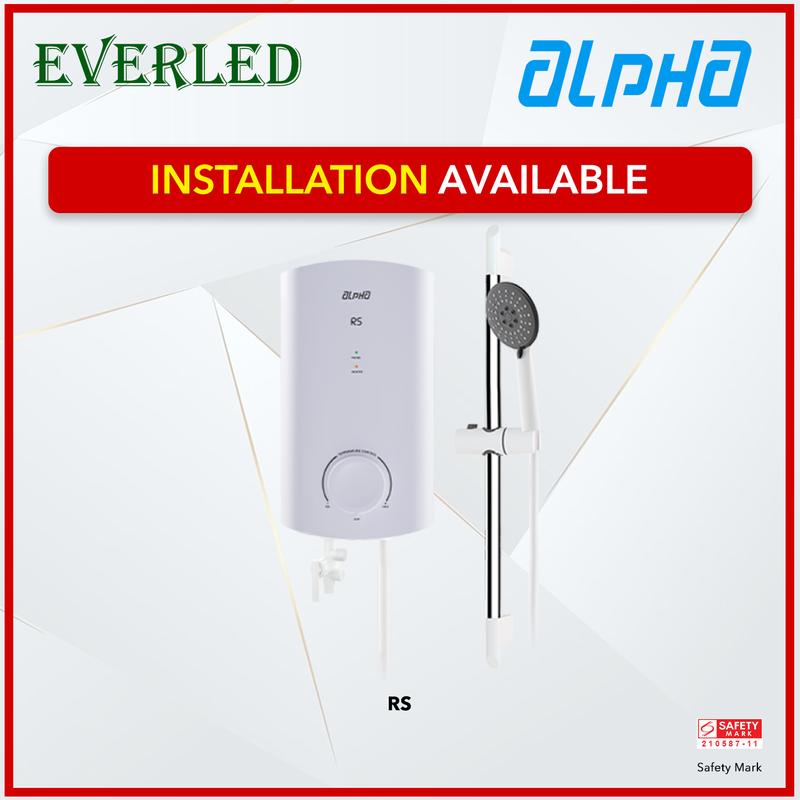 [Installation Available] ALPHA Instant Shower Heater (ALPHA RS) 0