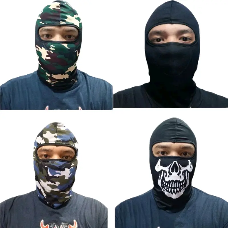 masker ninja masker pelindung wajah dari debu dan sinar ultraviolet