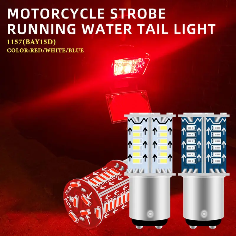 2x Super Bright 1157 LED Bulbs For Brake Lights & Turn Signals – BAY15D Fit For Trucks, RVs, And Trailers