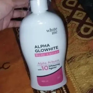 [400ml] WHITE INC Alpha Glowhite Body Lotion Whitening & Moisturizing | Body Cream Body Lotion Menghidrasi Kulit