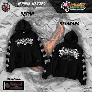Hoodie Menyala ANGKARAMURKA V1 Original YL Cloth Full Cotton Flecee