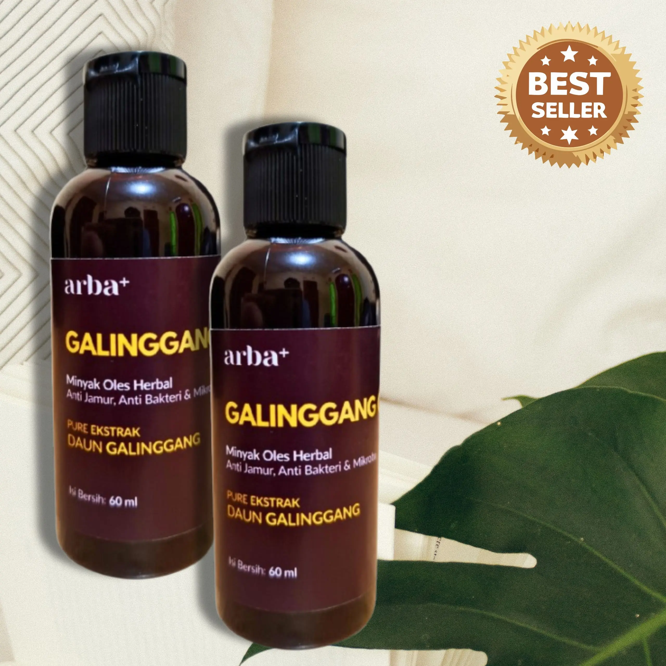 2 Botol MINYAK GALINGGANG (PAKET HEMAT)