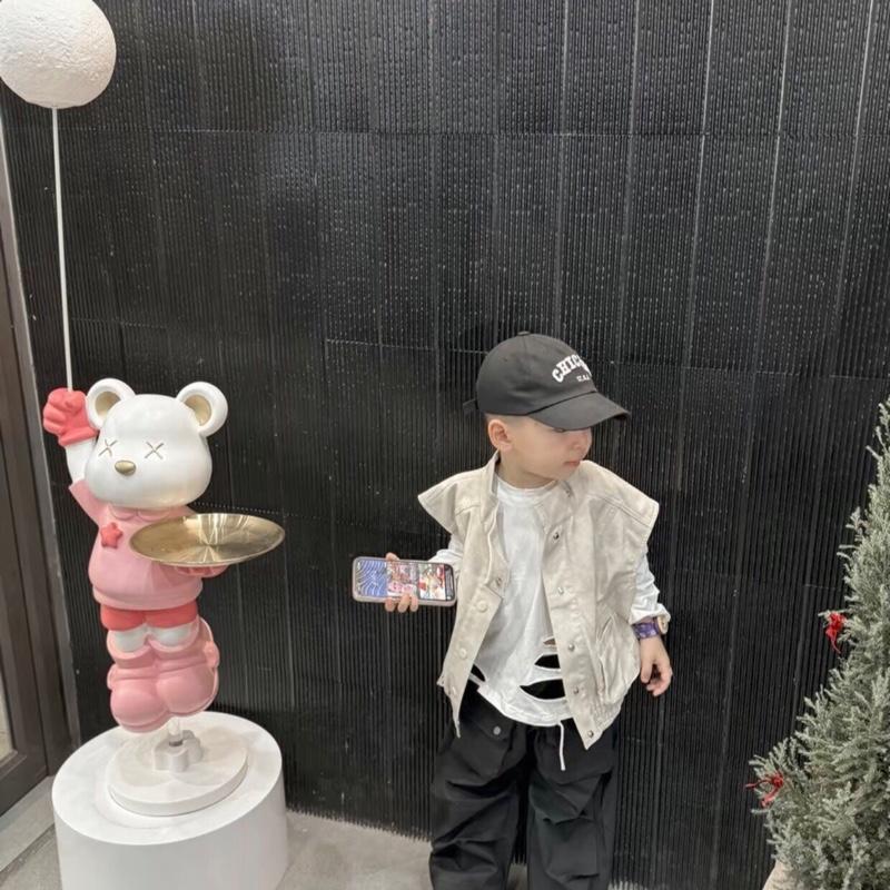 ￼[M16] Áo phông cho bé trai BMKIDS áo thun ngắn tay rách ngầu phong cách boy phố