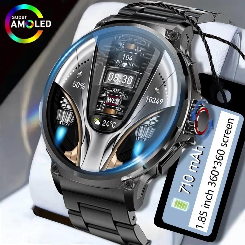 LIGE Đồng hồ thông minh dành cho nam nữ Cảm ứng toàn diện HD Màn hình lớn Cuộc gọi Bluetooth 100 + Chế độ thể thao Pin 710mAh Huyết áp Dự báo thời tiết Chuyển đổi đa mặt số cho Android iOS Smartwatch