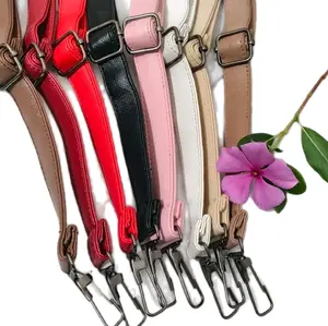 Tali tas Wanita/Tali tas kulit/Tali Panjang Tas Import Ring Hitam