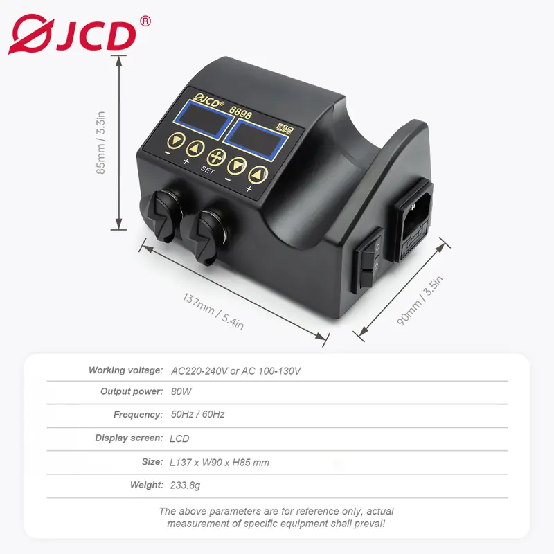 Máy hàn JCD 8898 750W 2 trong 1 có điều chỉnh nhiệt độ để sửa chữa SMD BGA IC 6