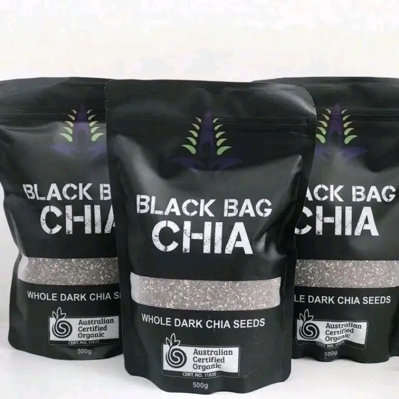 500gr Hạt Chia đen úc hữu cơ.một túi chia đen nhập khẩu pha nước uống mát giải nhiệt vào mua nắng nóng