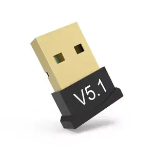 Bluetooth USB Adapter Dongle V5.1 Koneksi Nirkabel Cepat & Stabil untuk PC dan Laptop windows