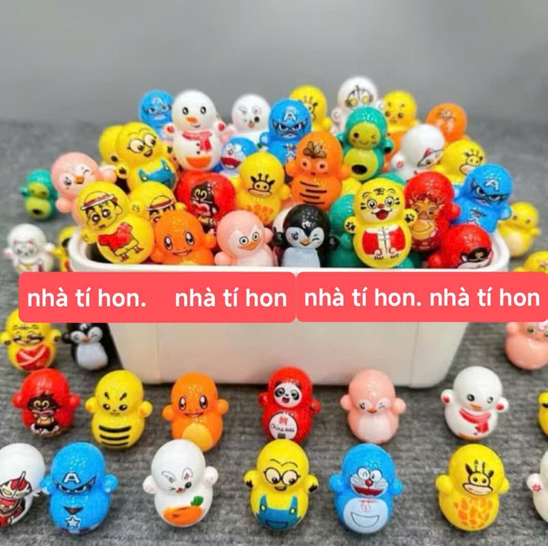 Nhà Tí Hon Combo 10-100 Con Đồ Chơi Lật Đật Mini 3x3.5CM Mẫu Mới GV001 Siêu Đáng Yêu Cho Bé Giải Trí Vui Nhộn Nhiều Hình Dễ Thương Miễn Phí Vận Chuyển