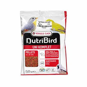nutribird uni 50gr pakan pleci premium kemasan sachet