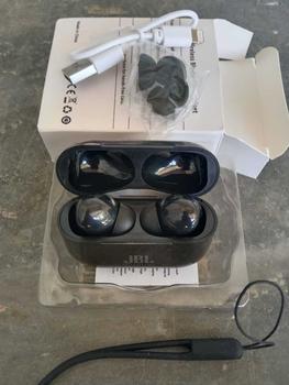 Product Review of JBL phantom 5th Earbud Nirkabel Sejati, Suara Kuat yang Dapat Disesuaikan, Waktu Putar 6 Jam, Pengisian Daya Cepat USB-Lightning, Tahan Air, Kontrol Tombol, Earbud Bluetooth, Perjalanan,Olahraga Earphone Headset from f**o 0