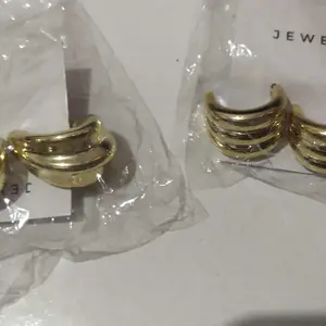 Anting perhiasan wanita/perhiasan fashion sederhana/lapis emas 925