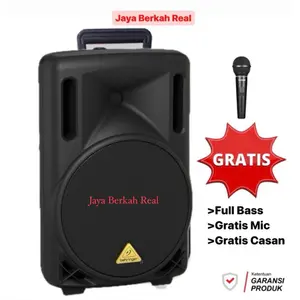 Speaker Karaoke Bluetooth Gratis Mic Ukuran Jumbo Full Bass Suara Jernih / Salon Aktif Polytron Salon Kimiso Wireless
