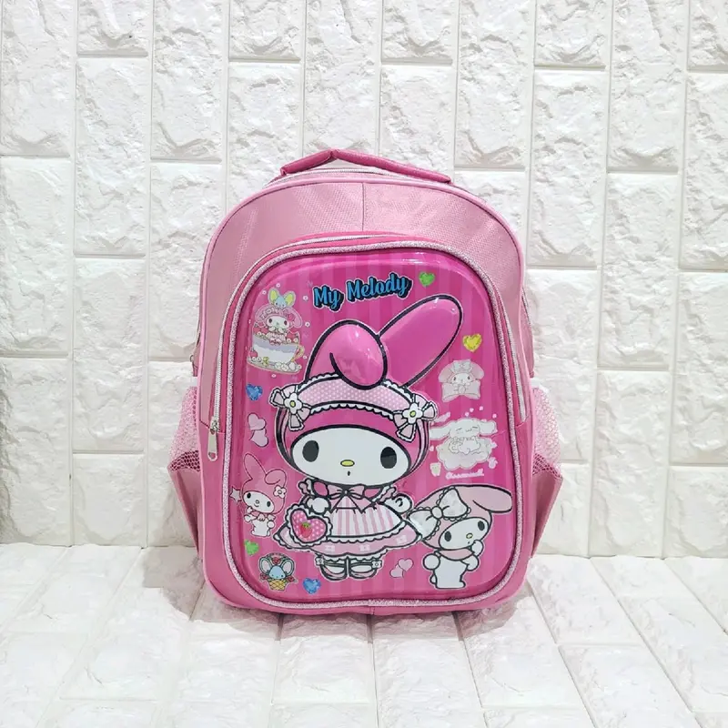 TAS RANSEL 3D TIMBUL LED TK SD MOTIF MELODI CINAMONROL 3