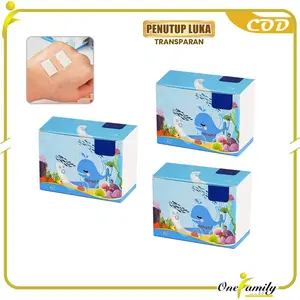 [COD] OFM C1364 Sticker Transparan Waterproof Penutup Luka Bening Tahan Air