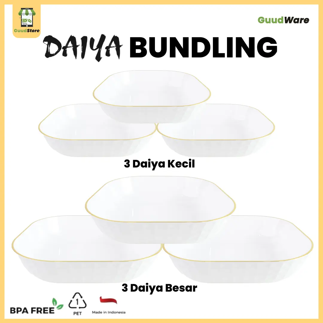 Daiya Bundling Pastel White List Gold