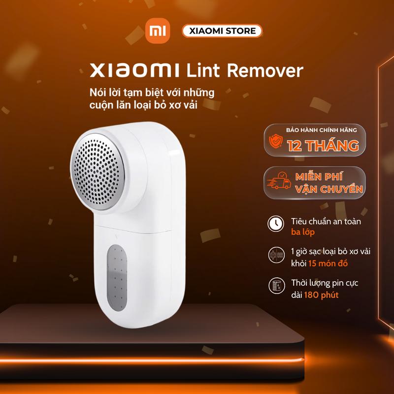 Máy cắt lông quần áo Xiaomi Lint Remover - Hàng chính hãng Bảo hành 12 tháng Làm Sạch