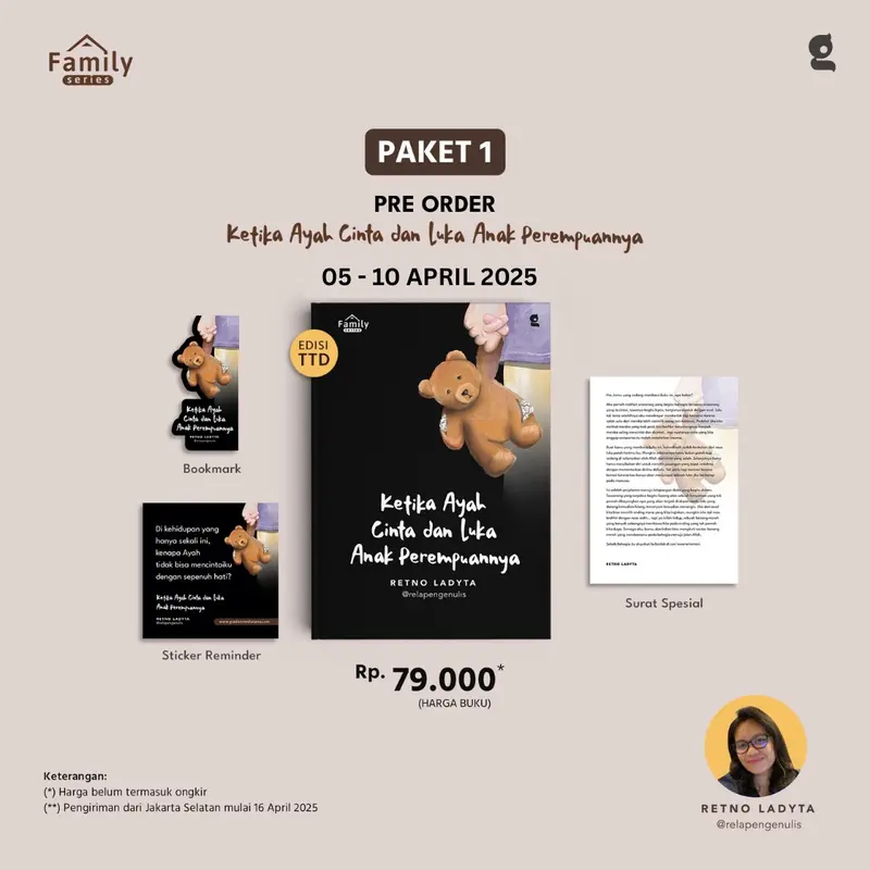 Buku Ketika Ayah Cinta dan Luka Anak Perempuannya - Retno Ladyta - Gradien Mediatama 1