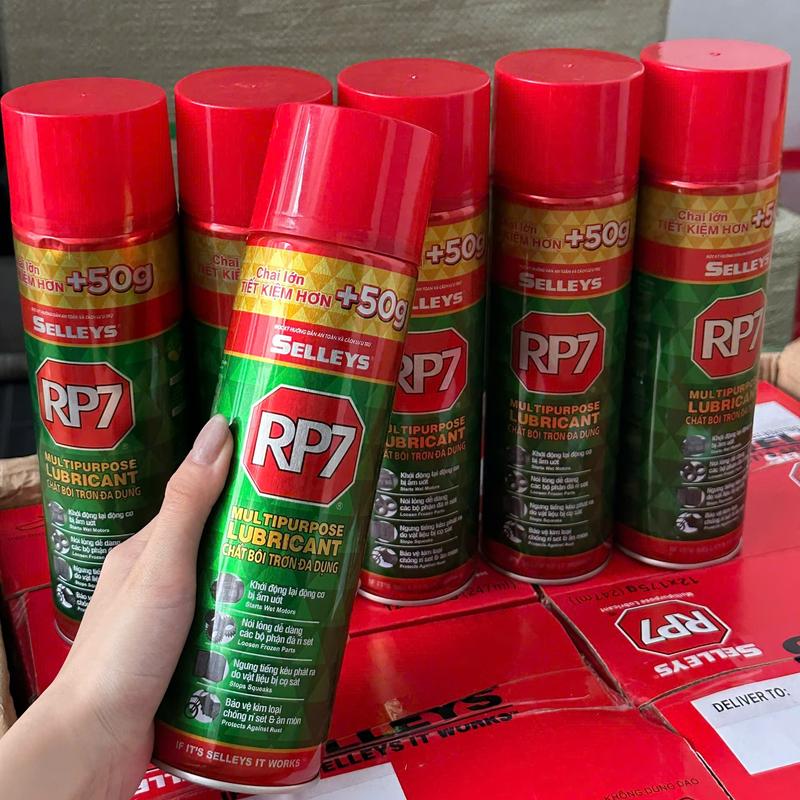  Combo 6 chai xịt Rỉ sét RP7 Selleys loại lớn   350g   493ml   Chất Bôii Trơnn và Bảo Vệ Thiết Bị Chống Rỉ Sét Chất Lượng Cao     Hàng chính hãng   
