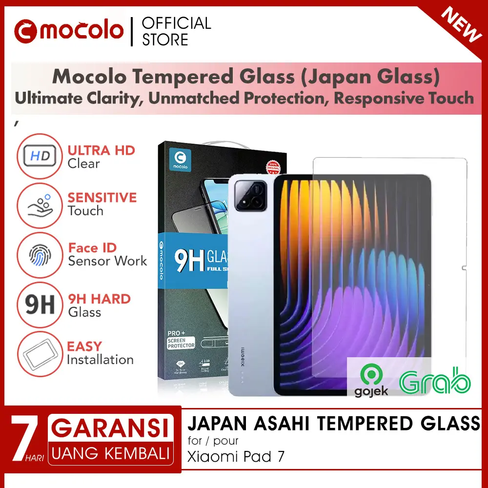 Mocolo Tempered Glass Compatible For Xiaomi Pad 7 - Mocolo Anti Gores