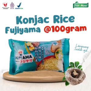 Fujiyama Beras Porang Instan Seduh Praktis Kemasan 100 Gram