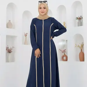 Abaya jumbo gamis jumbo turki TRINITI simple mewah terbaru termurah kekinian besar tidak ketat crinkle 110 120 130 140 150
