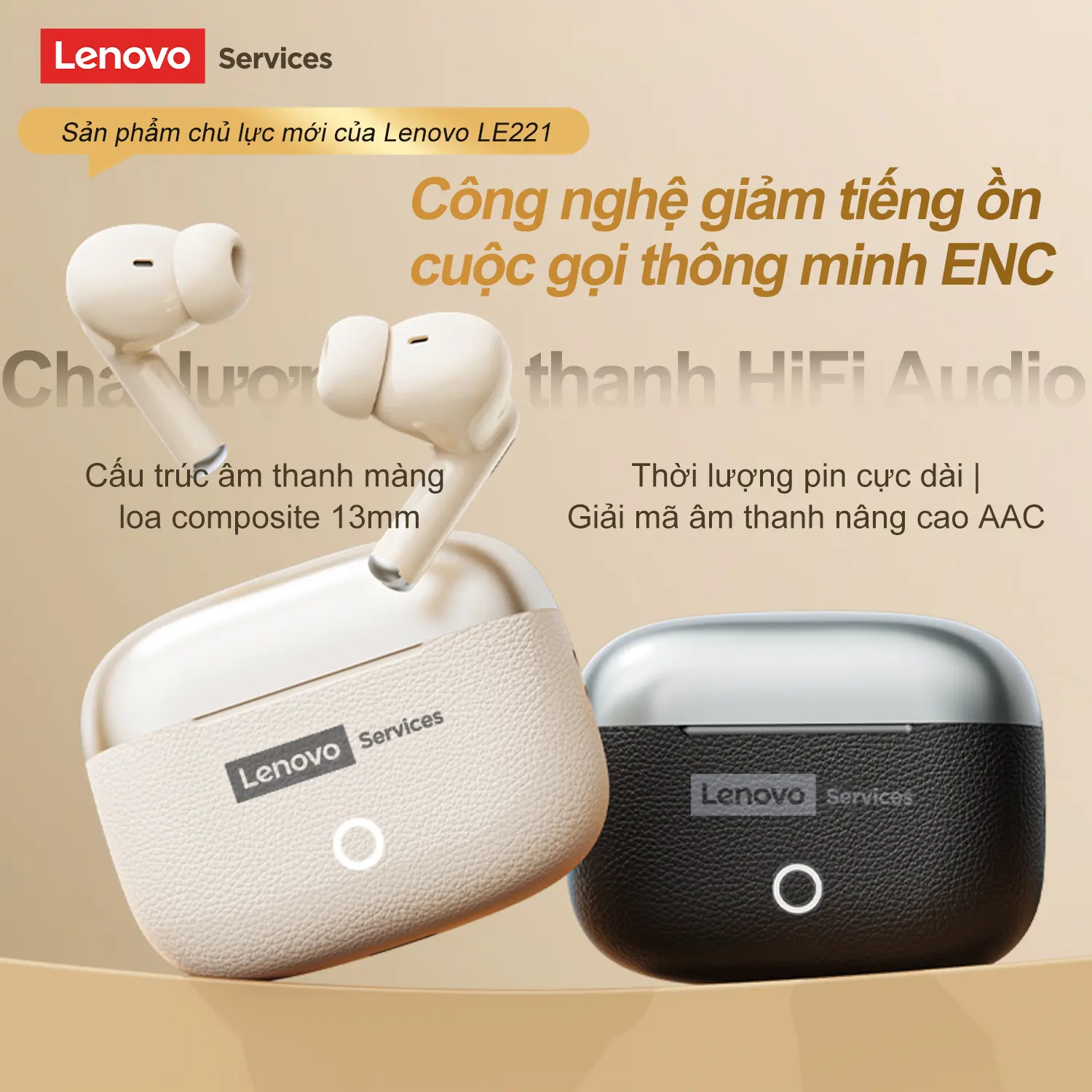 Tai Nghe Bluetooth Lenovo-LE221, Chất Lượng Âm Thanh Chính Hãng Cao Cấp AAC, Ống Loa Composite 13Mm, Được Nghiên Cứu Kỹ Từng Chi Tiết, Hiệu Ứng Âm Thanh Cấp Độ Hdmax | BigBuy360 - bigbuy360.vn