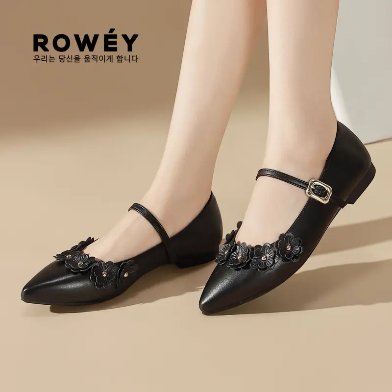 Rowey Sepatu Flat Shoes Cantik Sepatu Wanita Manis Dan Elega