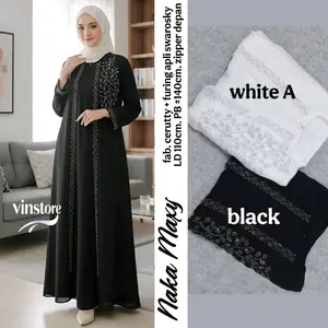 DRESS WANITA / DREES CERITY JATUH / GAMIS LEBARAN