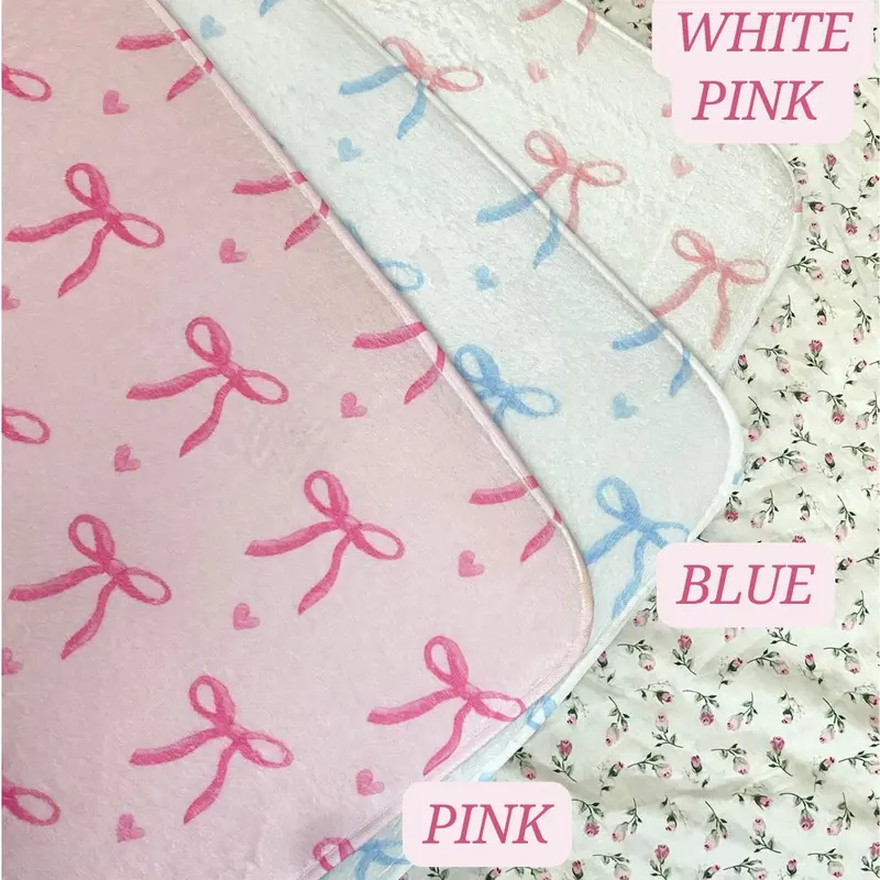 Keset Pintu Aesthetic Doormat Kamar Tidur/Ruang Tamu Warna Pastel Tebal dan Halus 38x58cm 4