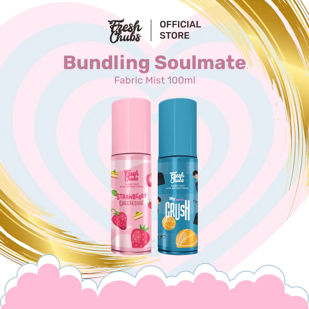 [ Freshchubs  ] Bundling Soulmate - Stawberry Cheesecake & My Crush Parfum Baju 100ml