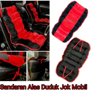 Sandaran Jok Mobil Bantalan Alas Kursi Sandaran Alas Duduk Jok Mobil Empuk Cover Jok Mobil