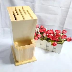 Tempat Pisau Kayu / Tempat Pisau Kayu Murah / Tempat Pisau Kayu Unik / Rak Pisau Kitchenware Knife