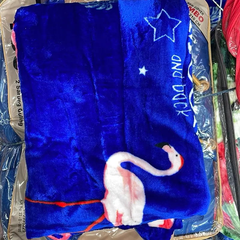 Selimut salju merek APK Original Hangat Lembut ukuran 180x220 cm
