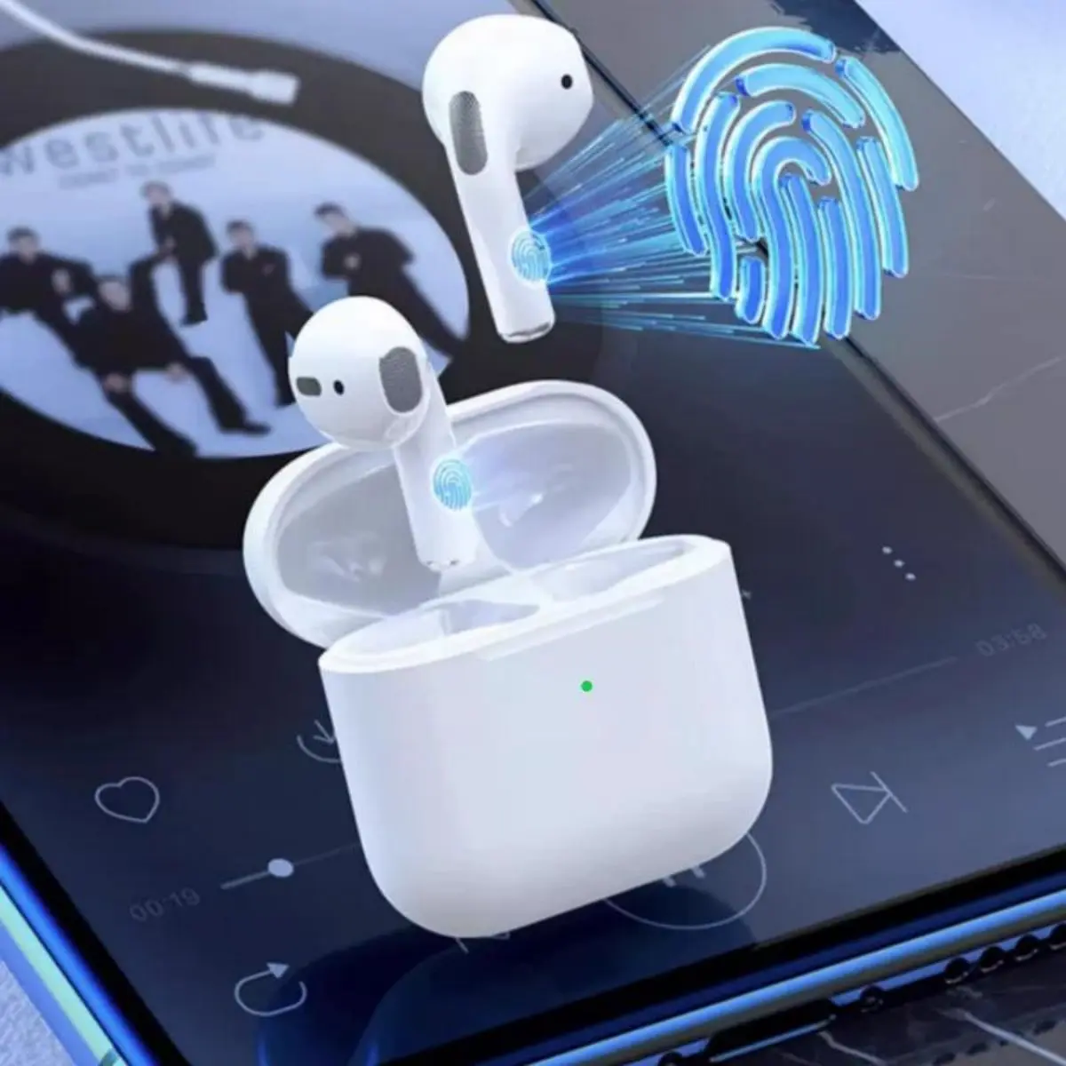 Tai Nghe Bluetooth Pro4 Mini TWS, Thế Hệ Thứ Tư, Tai Nghe Thể Thao Không Dây Chân Thực, Thích Hợp Cho Mọi Điện Thoại Thông Minh